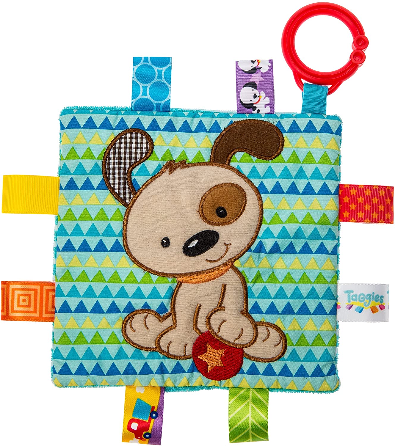 Mary Meyer Taggies Crinkle Me - Square Boy Puppy-Mountain Baby